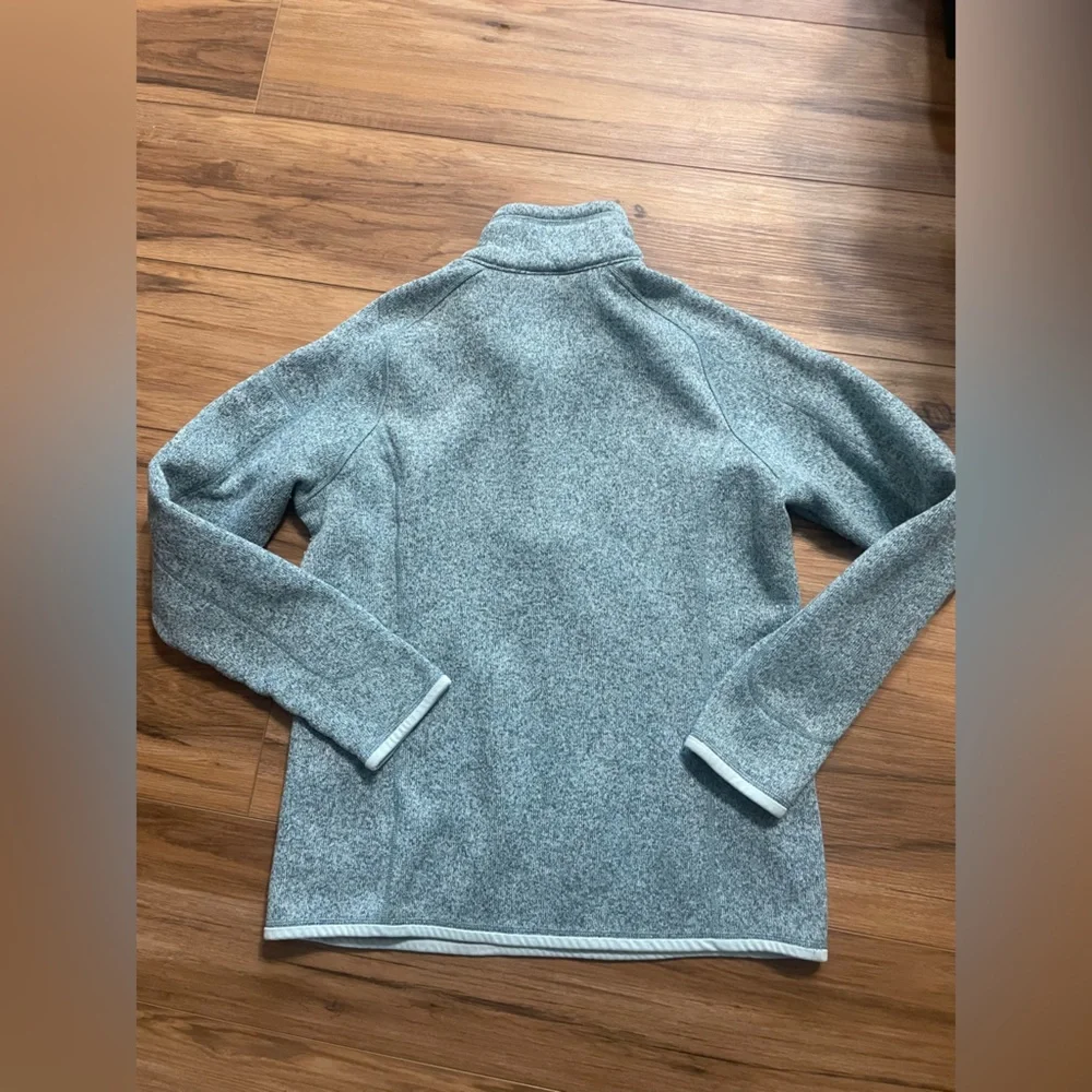 Patagonia Blue Quarter-Zip Fleece Pullover - Picture 4 of 4